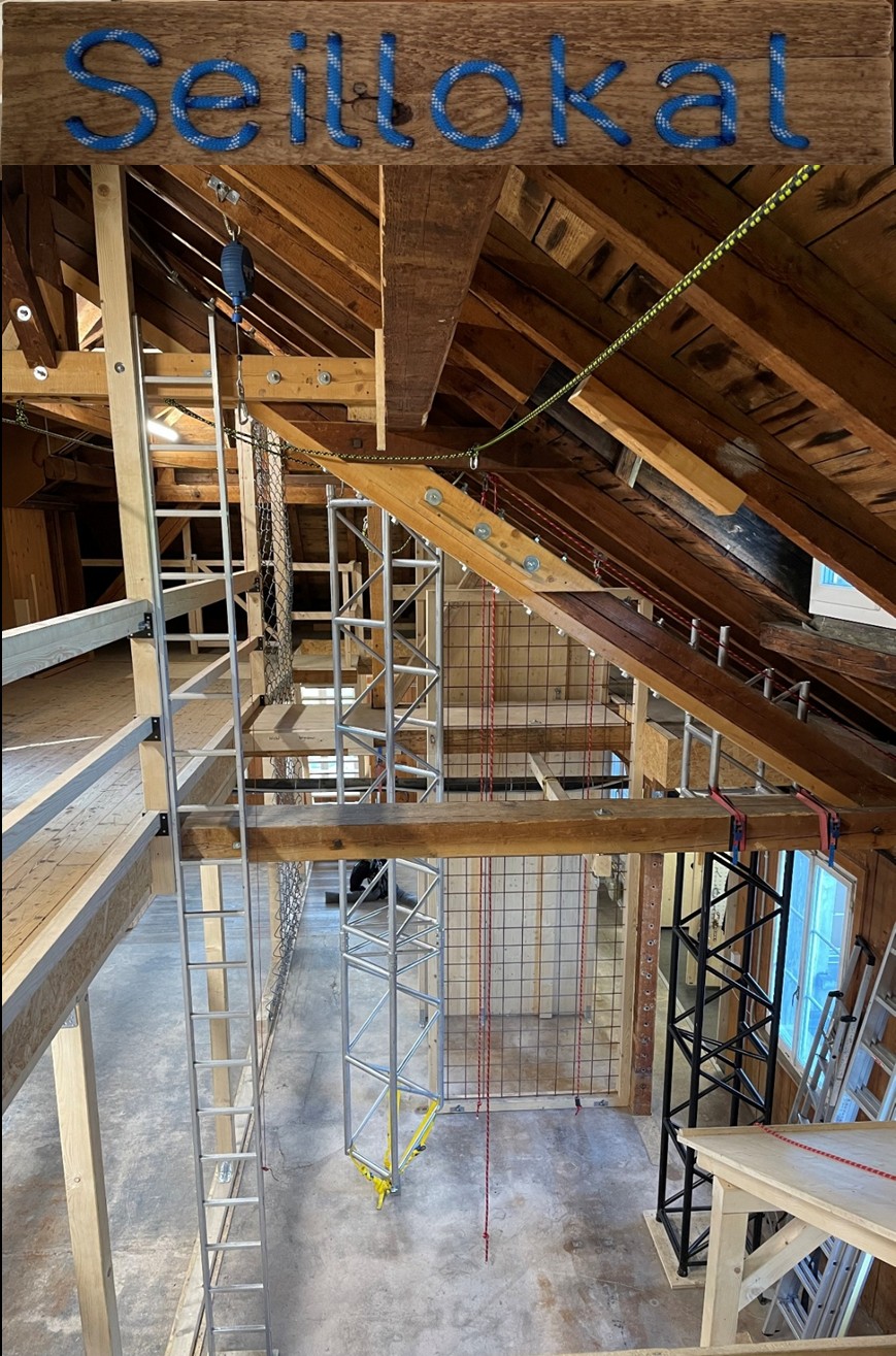 Seillokal im Kompetenzzentrum Arbeitssicherheit im Appenzellerland